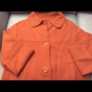 Orange wool blind jacket size:M/L